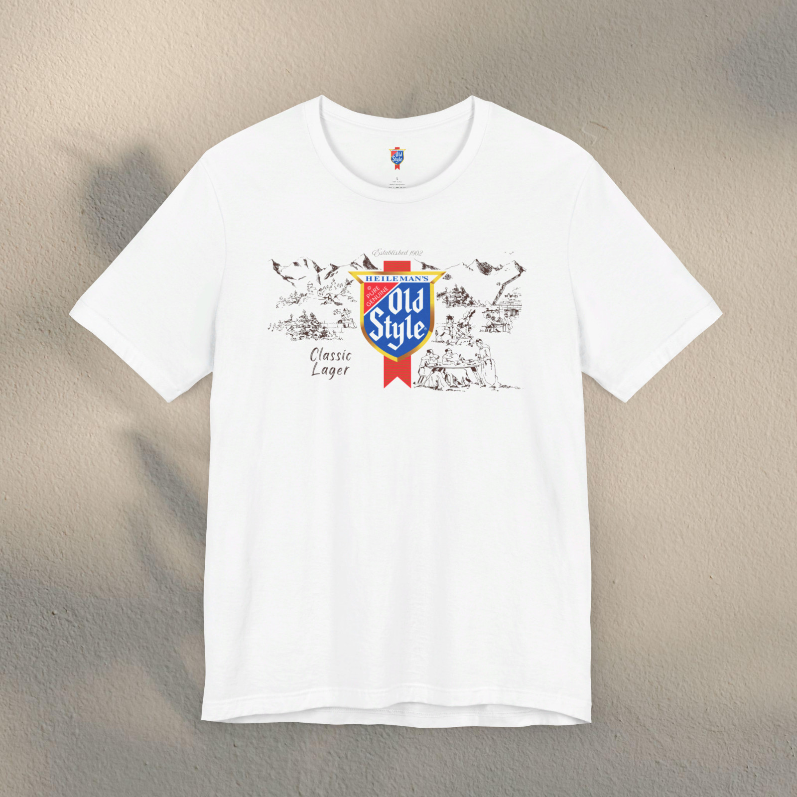Vintage Heileman's Old Style Beer Short Sleeve T Shirt Unisex Size S M XL 2X 3XL gallery