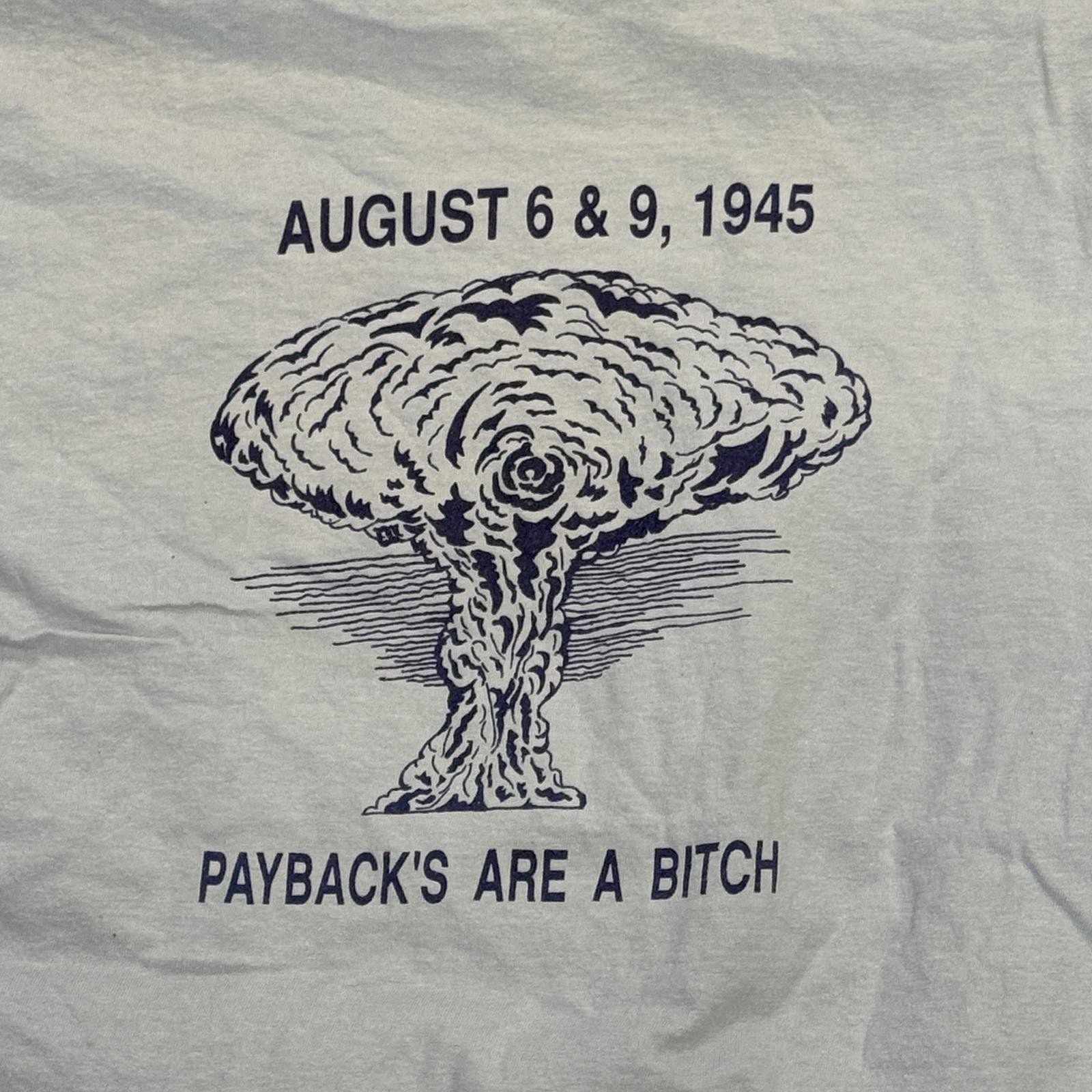 Vintage 1991 Pearl Harbor Atomic Bomb T-Shirt Single Stitch Deadstock Hanes XL gallery