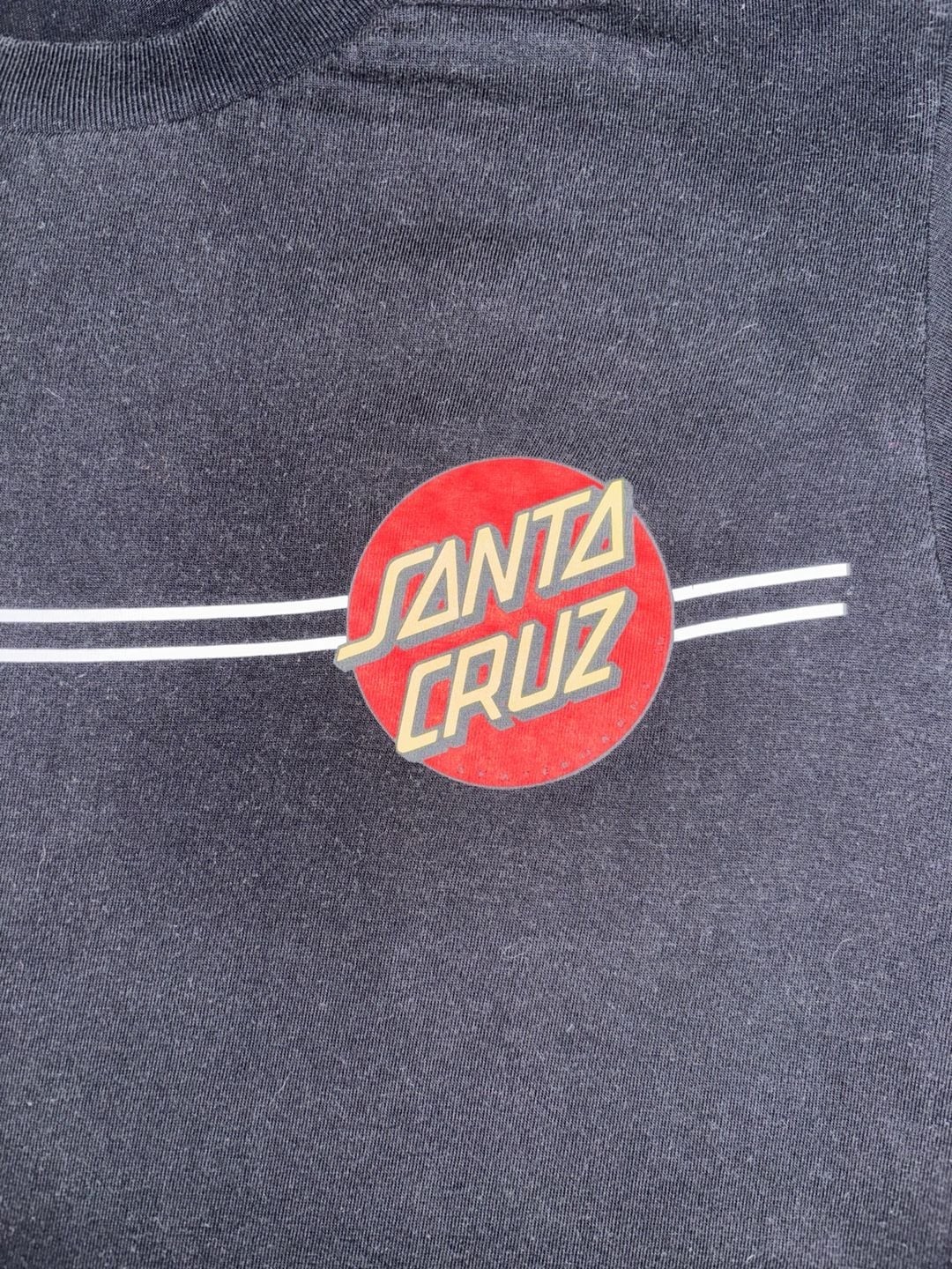 Santa Cruz Classic Dot Racing Stripe T-Shirt gallery