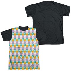 Adventure Time Hexagon Pattern Adult Costume T Shirt (Black Back), S-3XL