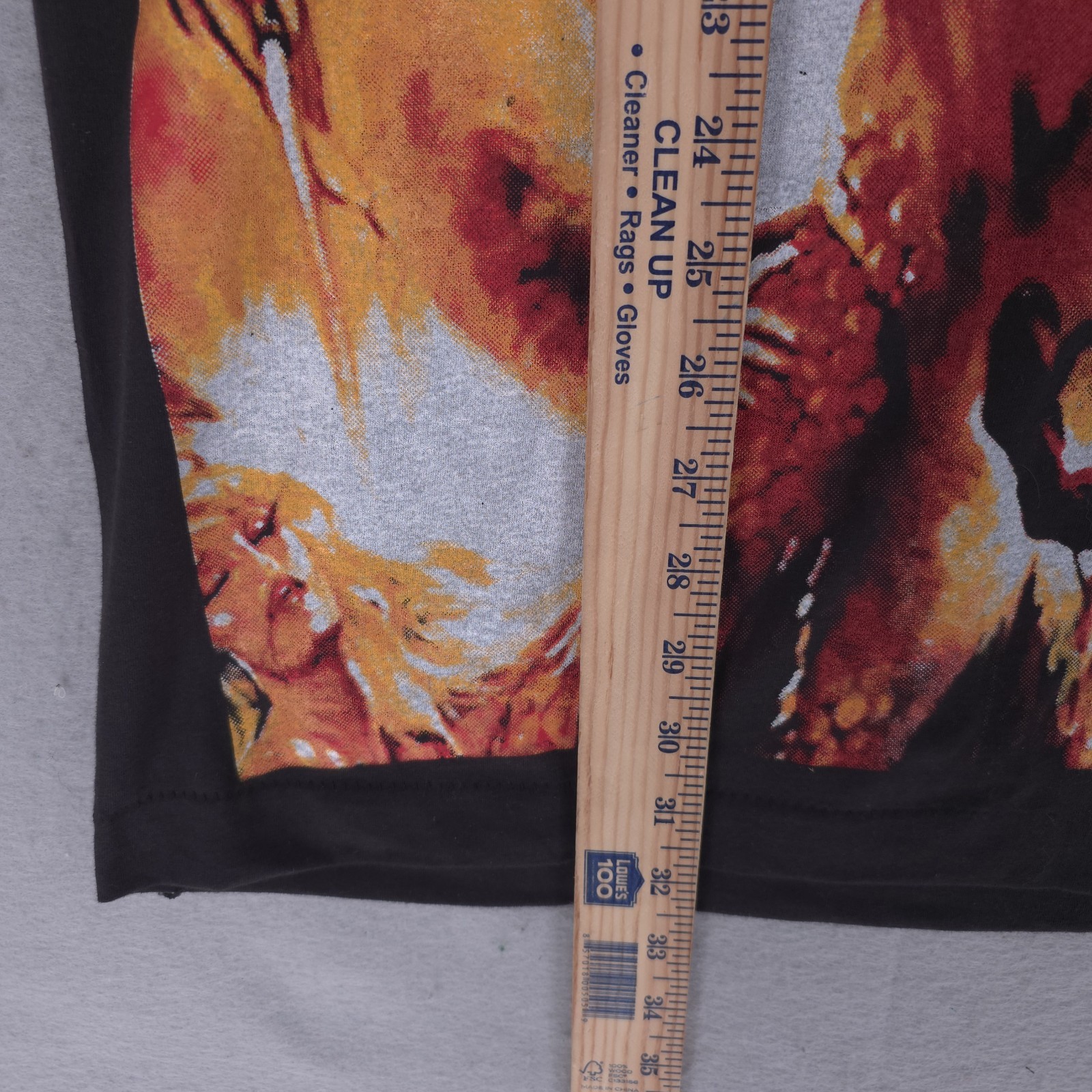 Vintage Manowar Hell On Stage Shirt Mens XL REPRINT AOP All Over Print Band 90s gallery
