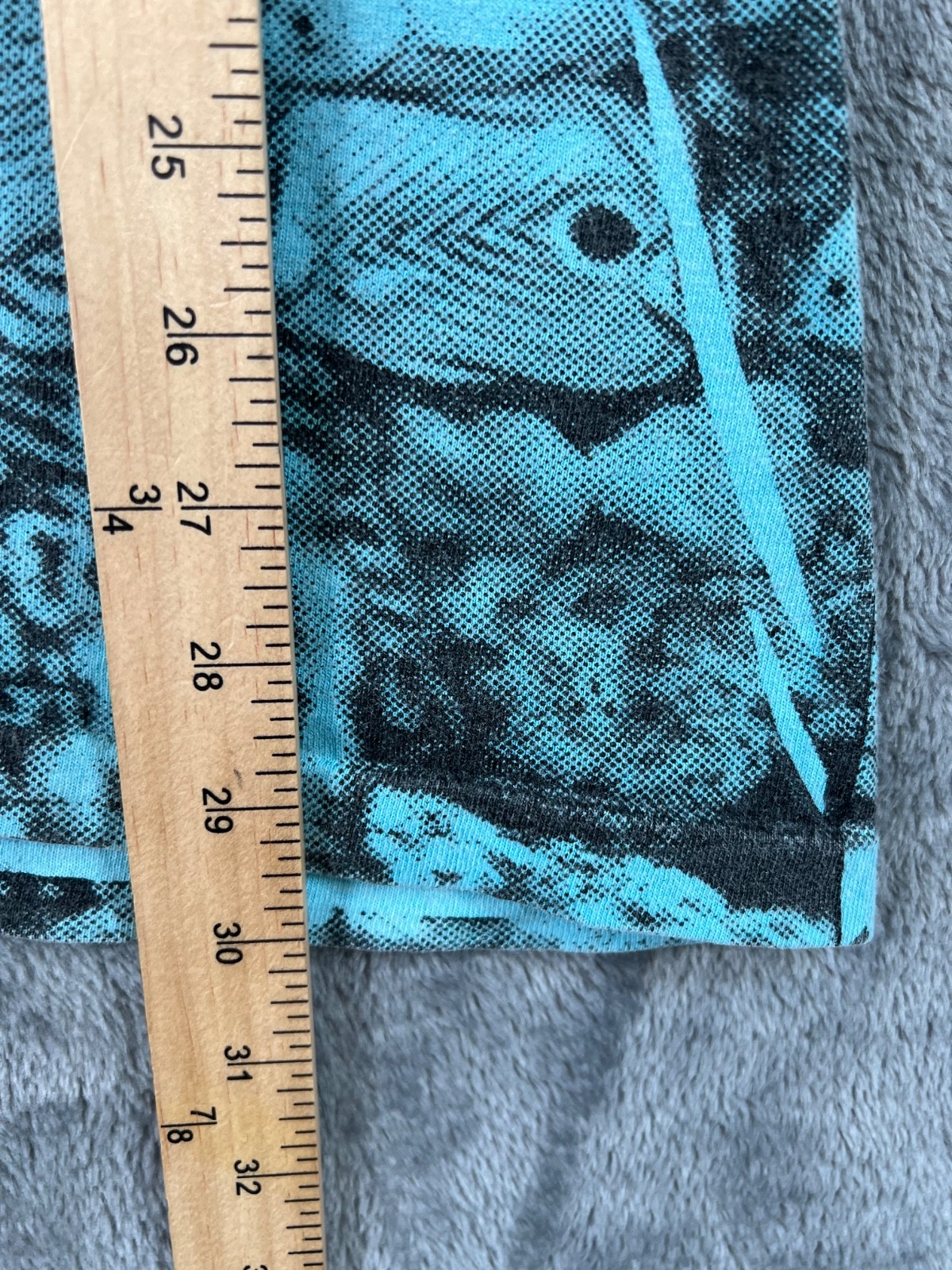 Vintage Single Stitch T Shirt Seas Turtle All Over Print AOP Mens XL Multicolor gallery