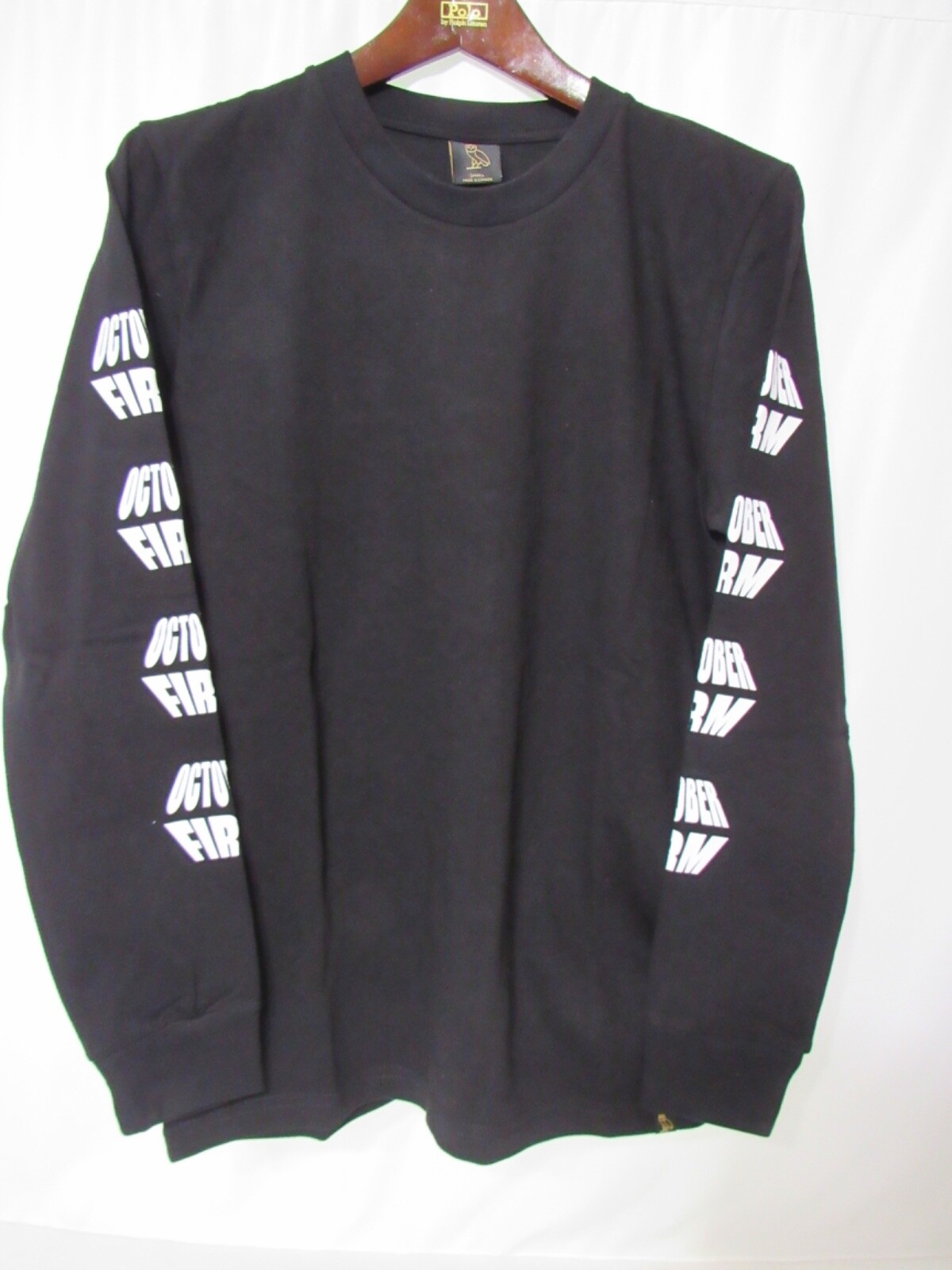 OVO Very Own October Firm Drake Black Graphic Long Sleeve T-Shirt 2017 Sz S gallery