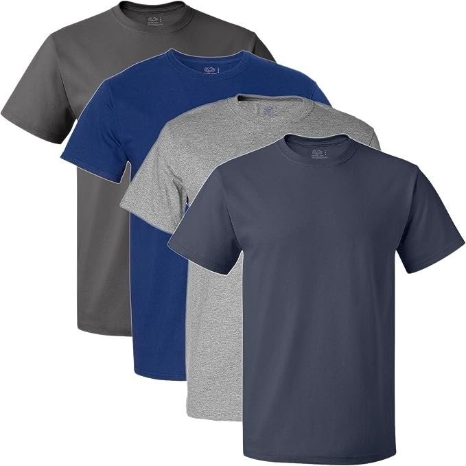 Mens 6-Pack Assorted Crew T Shirts Fruit of the Loom Mystery Colors & Materials gallery