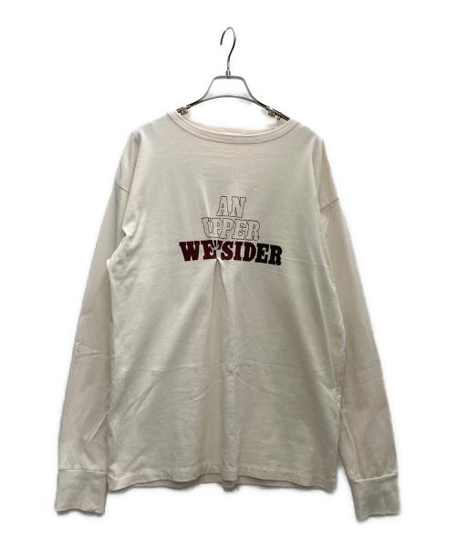 6(ROKU) BEAUTY&YOUTH Long sleeve cut and sew ivory 8612-241-0
