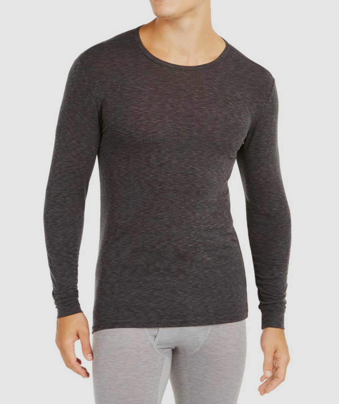 $84 32 Degrees HEAT Men’s Black Crew-Neck Base Layer Long-Sleeve T-Shirt Size S