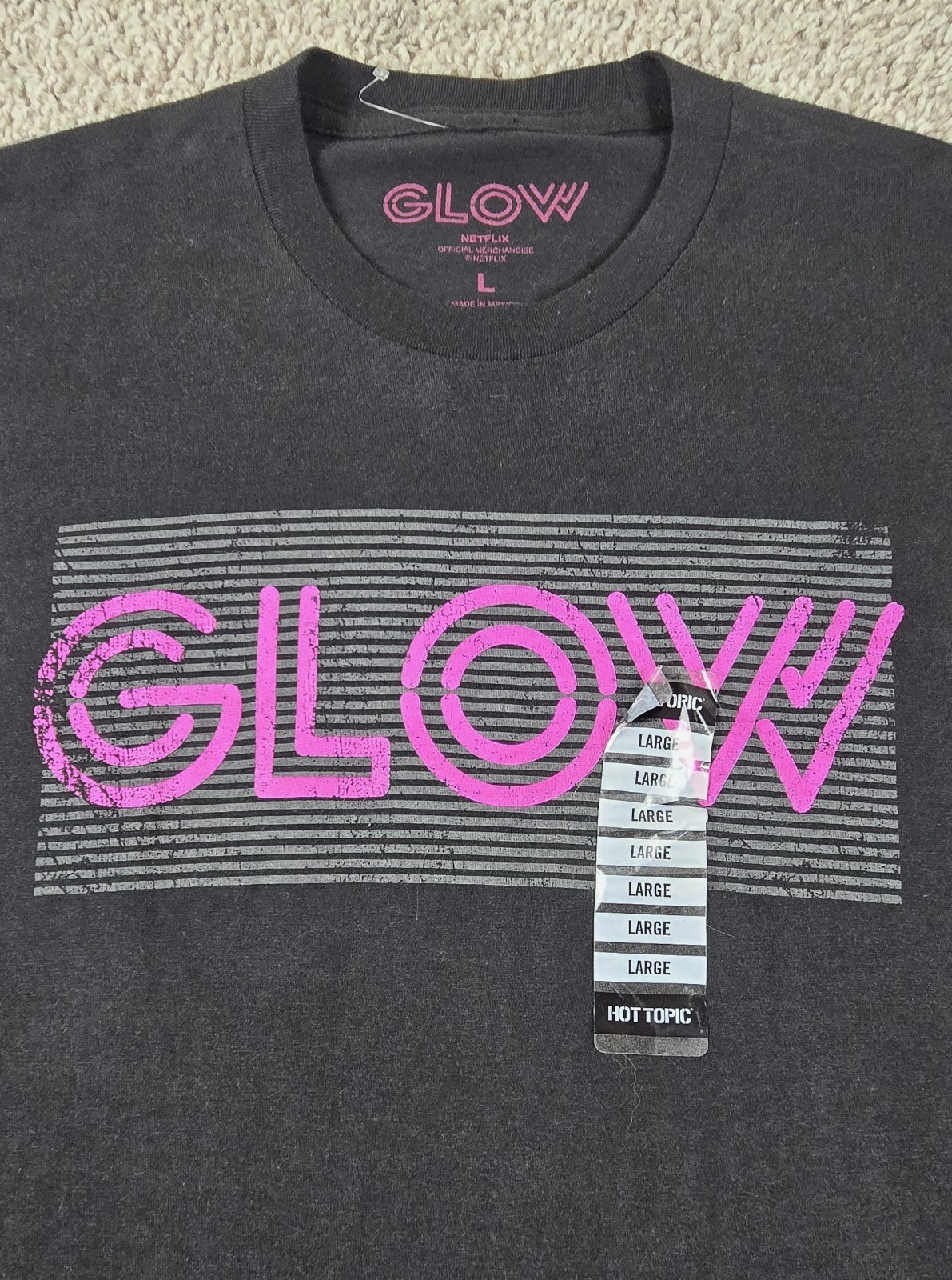 Netflix Gorgeous Ladies of Wrestling GLOW T Shirt Men Adult Large Graphic Print gallery