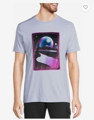 Murano Interdimensional Collection Velour Patch Screen Print Short Sleeve NWT