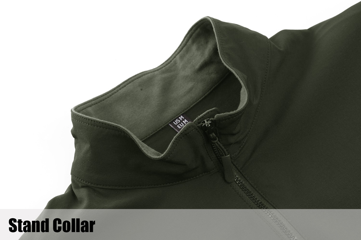 TACVASEN Men's Long Sleeve Army Tops 1/4 Zip Slim Fit T-Shirts Training Shirts gallery