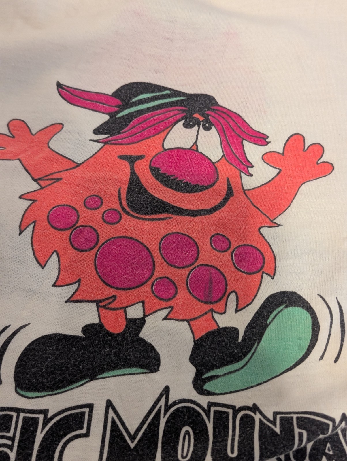 VTG 70s Magic Mountain Original Trolls Ringer T-Shirt Sz S Single Stitch gallery