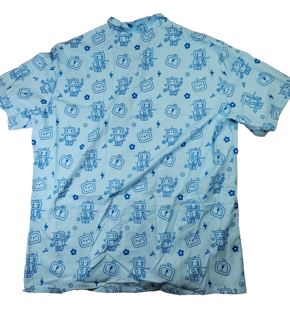 RobotsGears/Screws Cartoon Hawaiian Shirt Stretch Shirt 2XL gallery