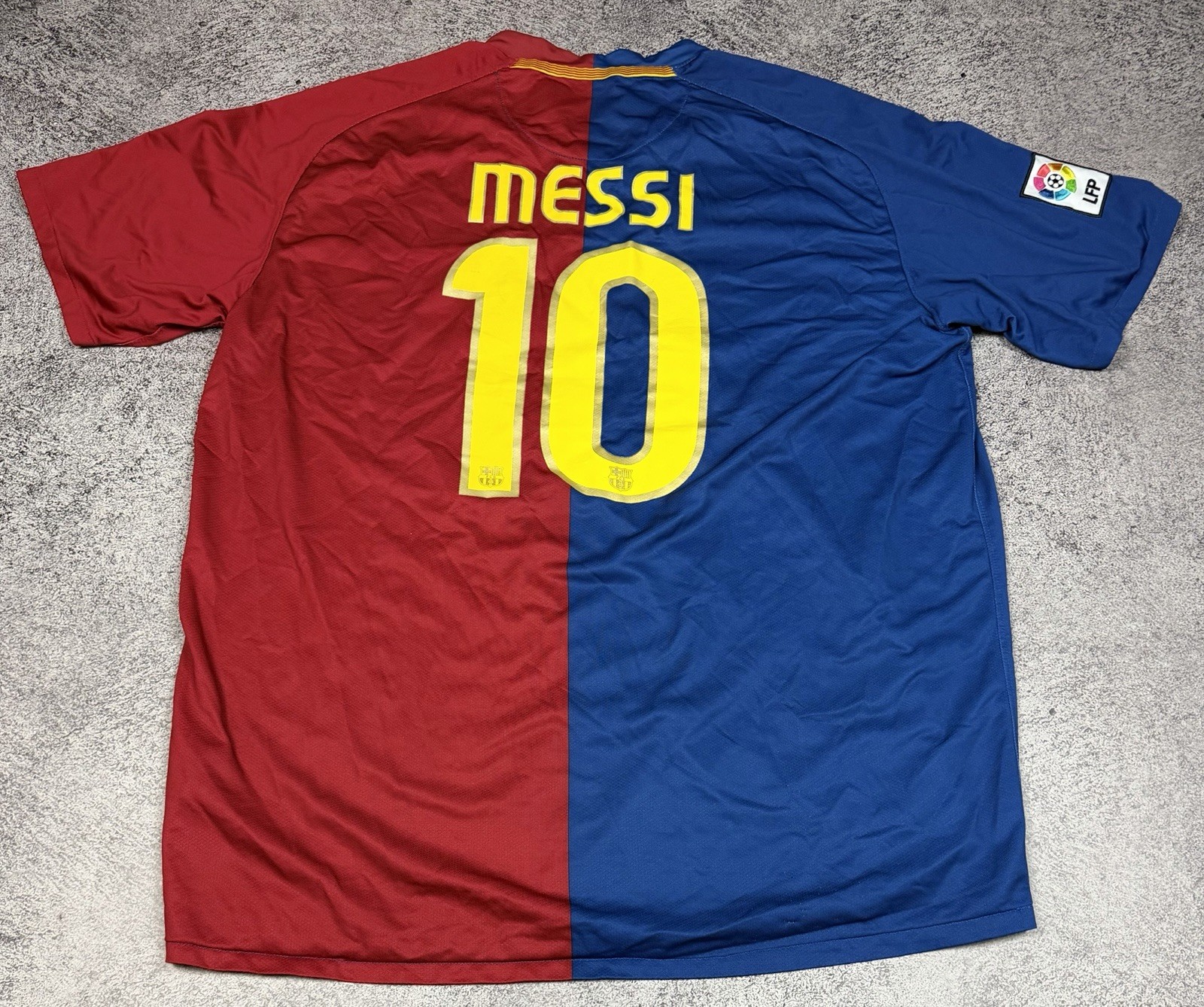 FC BARCELONA SPAIN 2008 2009 HOME FOOTBALL SHIRT JERSEY NIKE 10 MESSI 286784-655 gallery