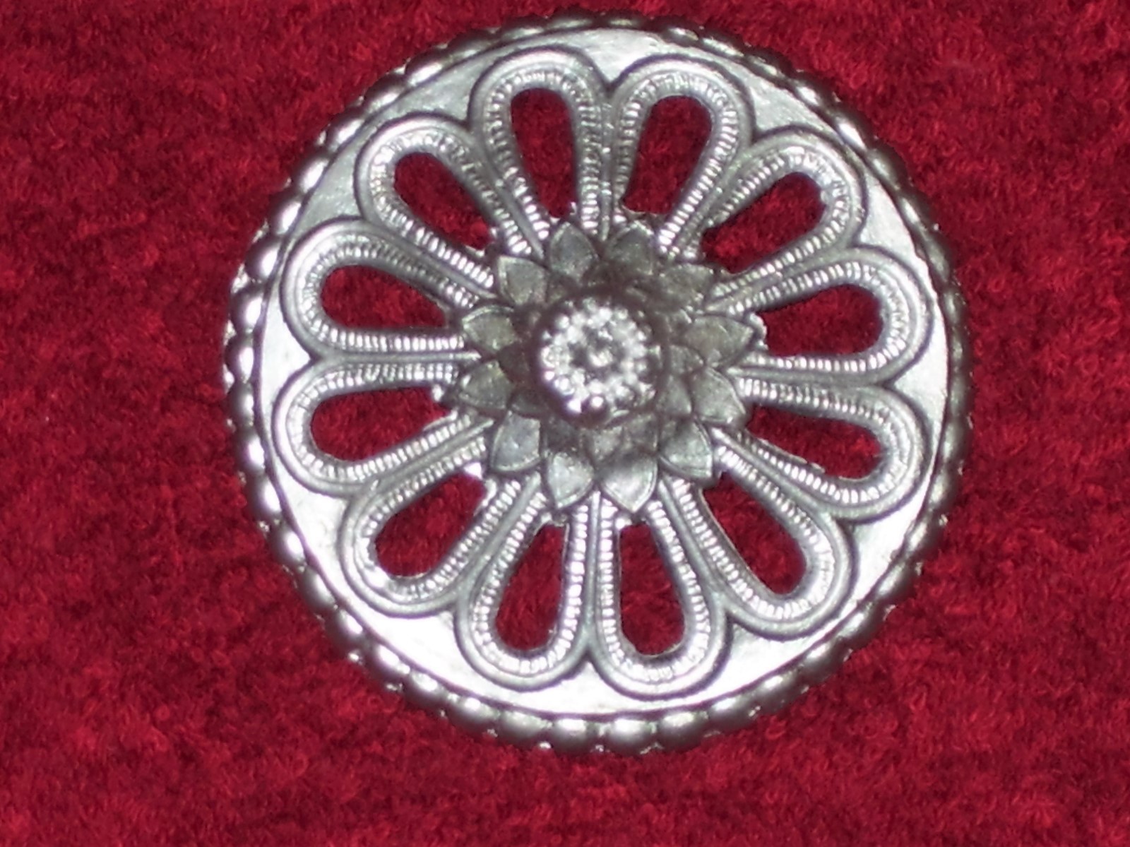 RARE SLAG GLASS PANEL LAMP SHADE CAP FOR USE WITH A 3 WIRE SHADE HOLDER