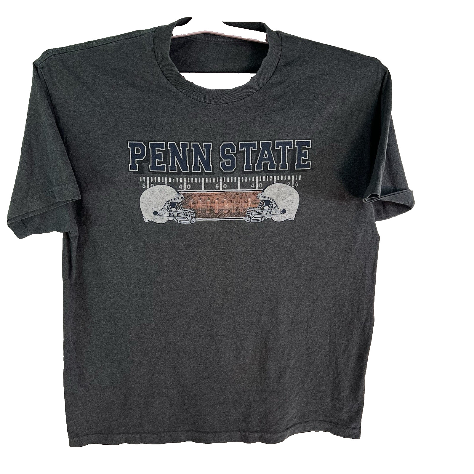 Penn State Football T-Shirt Mens 2XL Gray Short Sleeve