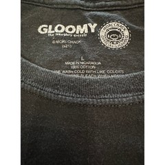Gloomy Bear Graphic Tee Black Vintage Fade Mori Chack Size L