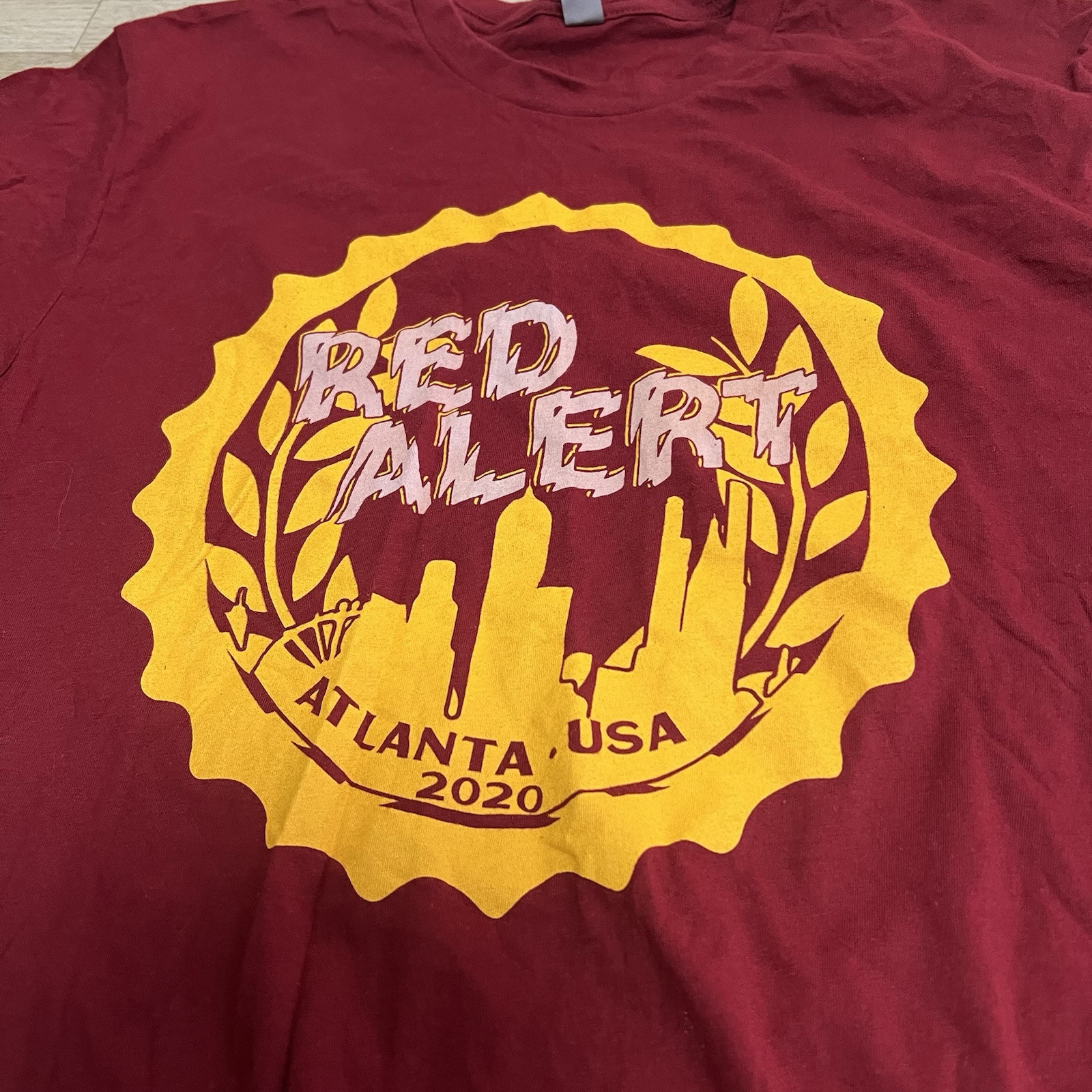 Red Alert English Punk Band Mens Sz Small Shirt Atlanta 2020 Blitz GBH Sham69 gallery