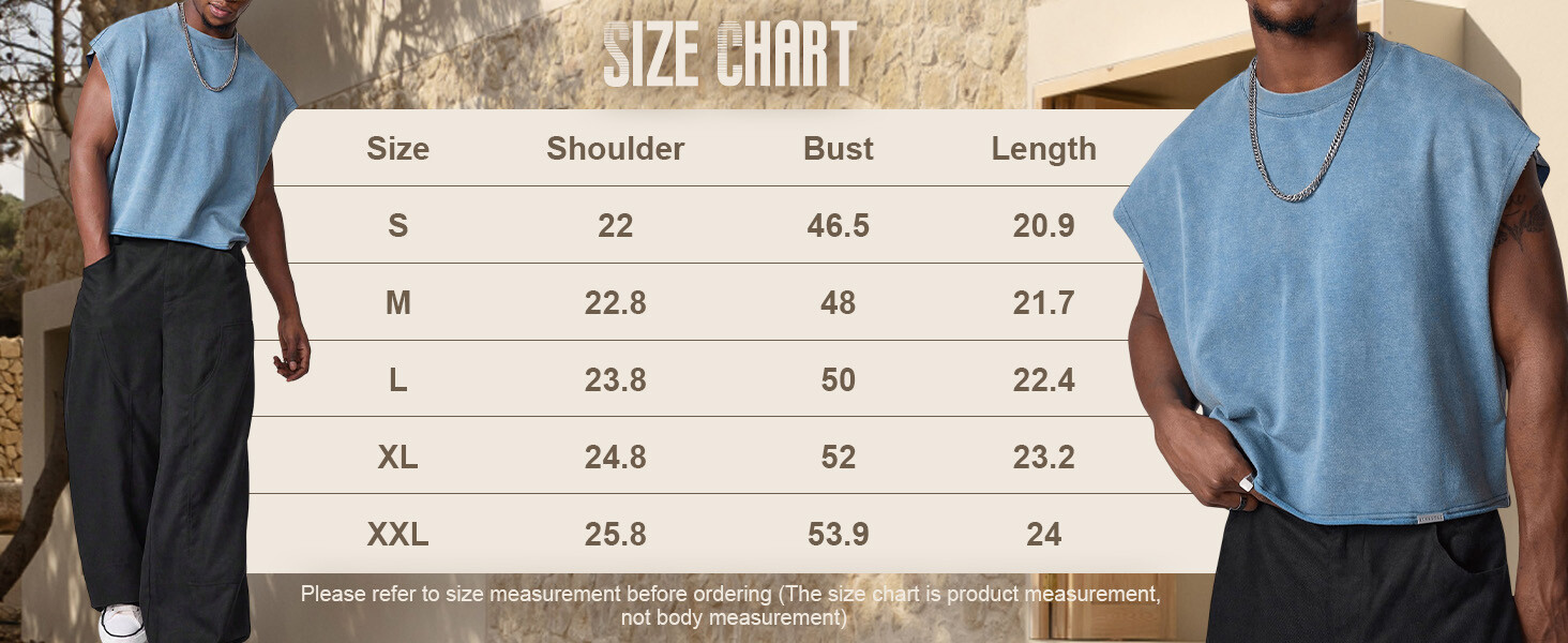 Men's Cropped Vest Top Dolman Sleeve Loose Fit Knit Pullover Tank Breathable gallery