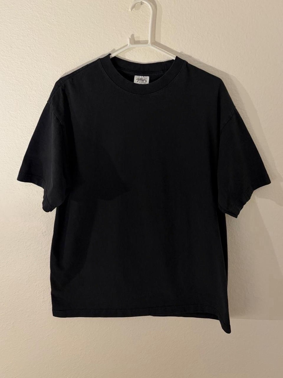 Shaka Wear Men's 100% Cotton World Famous Heavyweight T-Shirt EH6 Black Size XL gallery
