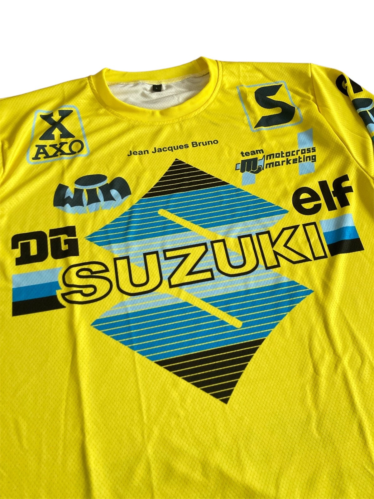 Vintage Suzuki Jean Jacques Bruno Motocross Dirtbike Shirt Jersey Repro gallery