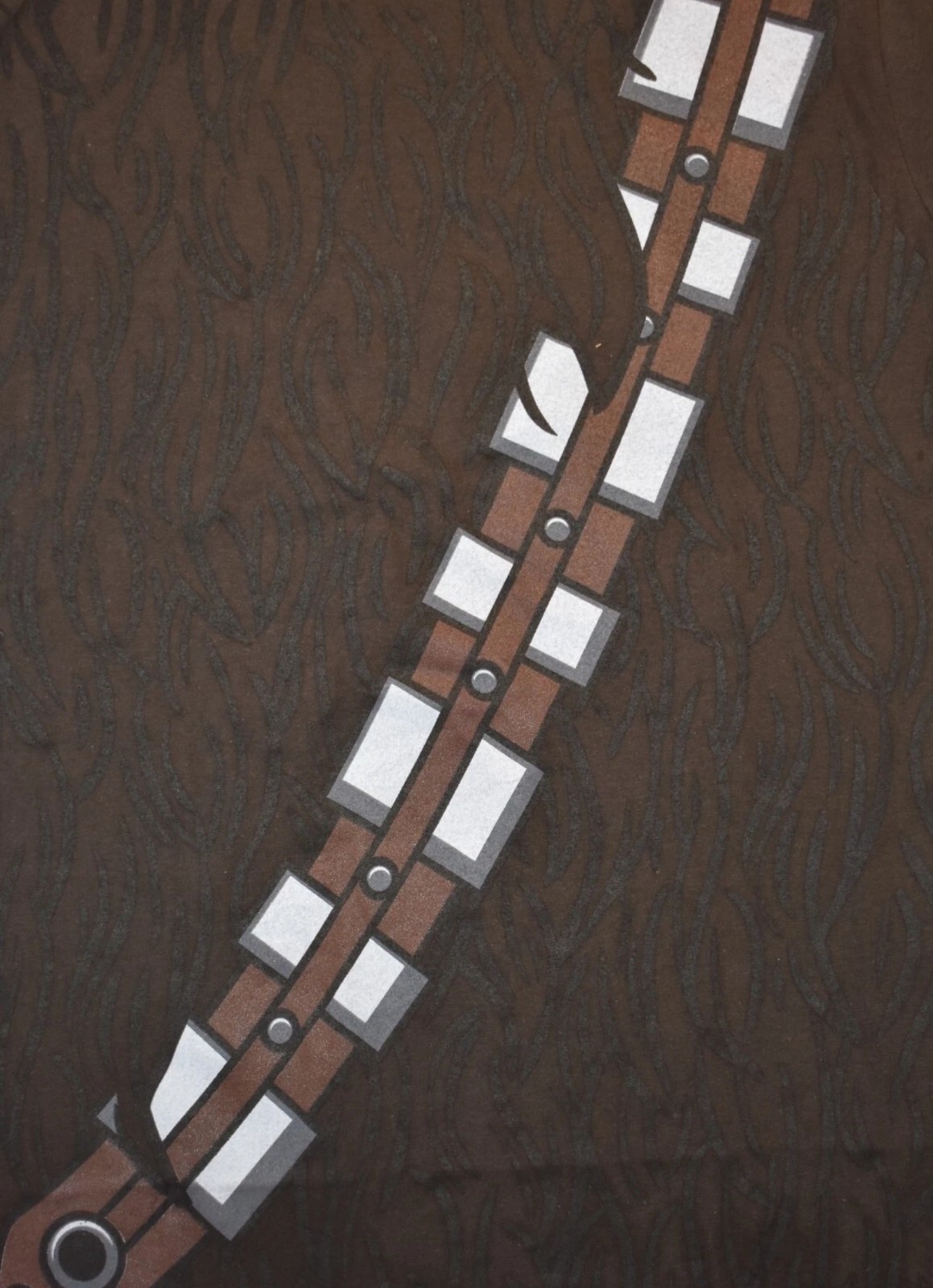 New Star Wars Chewbacca Bandolier Graphic T Shirt Brown Mens gallery