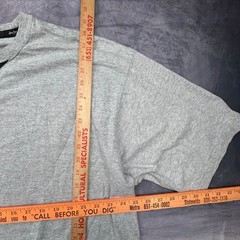 Sean John Collection Vintage Y2K Graphic T-Shirt Grey Black XXL Boxy Streetwear