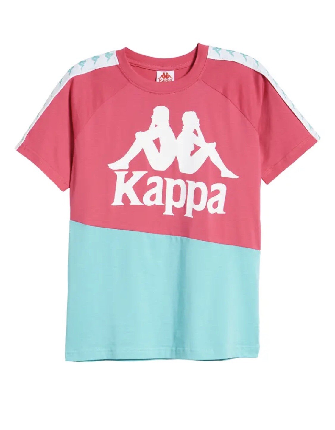 Kappa 222 Banda Balima T-Shirt Men’s Tee Pink Size Large 100% Authentic New