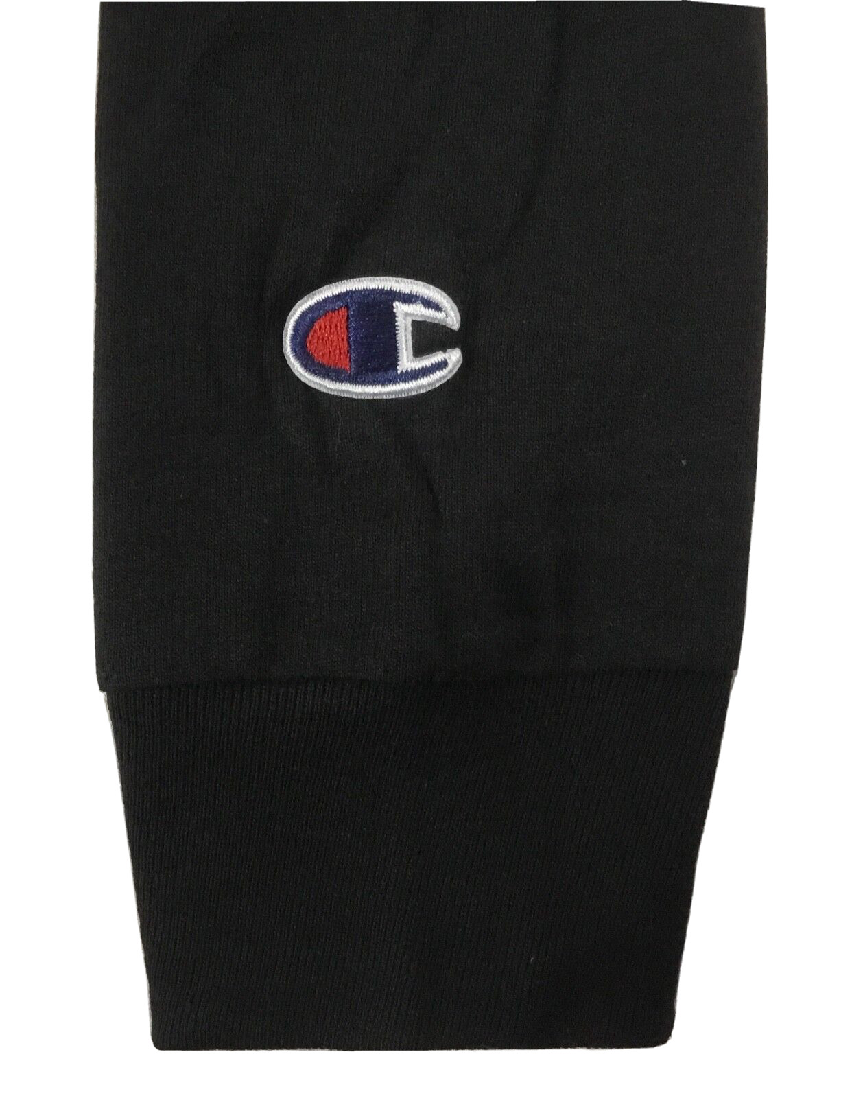 Champion Men TWO Long Sleeve Workout NWOT T-Shirt CC8C Ribbed Cuff Black Size M gallery