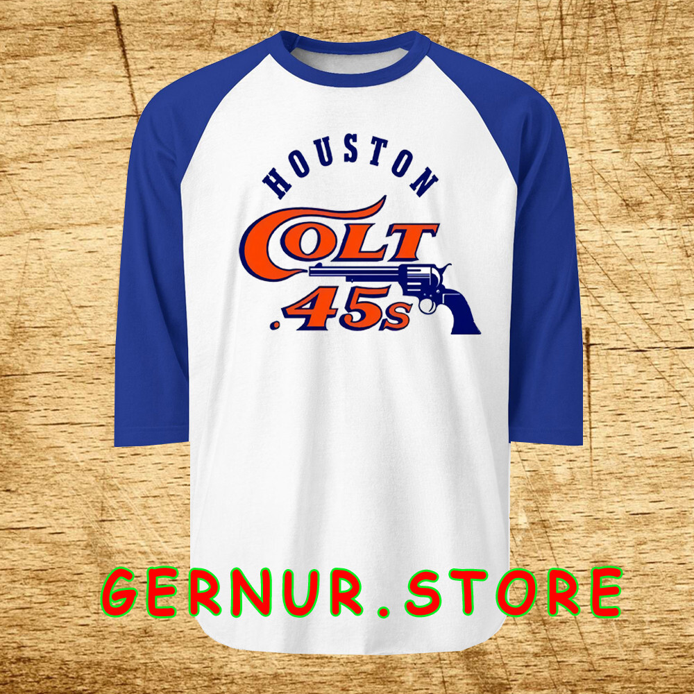 Houston Colt 45s Men's Raglan Blue Size S-2XL gallery
