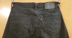 Levi’s Strauss & Co. 511 Jeans 32×32 /Black Denim Flat Front Straight Leg