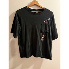 Vintage Warner Bros Studio Store Wile E Coyote Road Runner Pocket T-Shirt XL