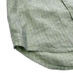Tommy Bahama Relaxed 100% Linen Mint Green Long Sleeve Button Down Shirt 477