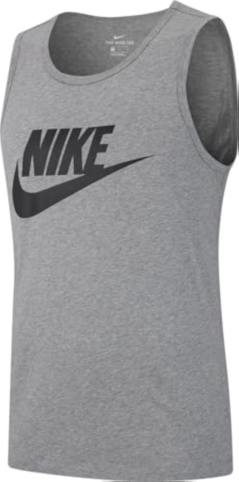 Nike Men's Sportswear Tank, Dark Grey Heather/Black, Small - Dark Grey Heather/B gallery
