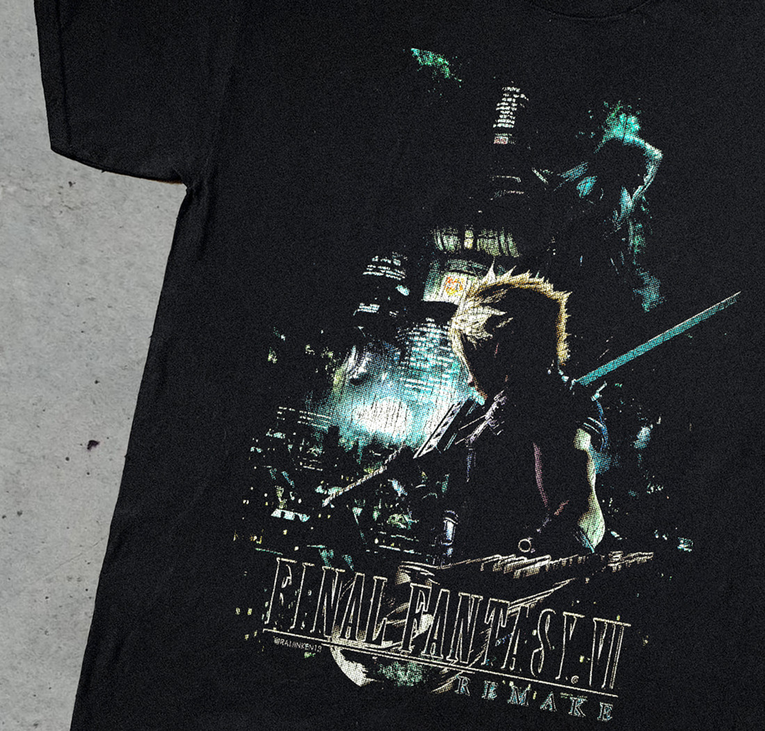 Final Fantasy VII Vintage Gaming PS1 T-Shirt S-5XL gallery