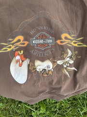 Vintage Harley Davidson Tasmanian Devil Looney Tunes T-Shirt Men’s XL Taz