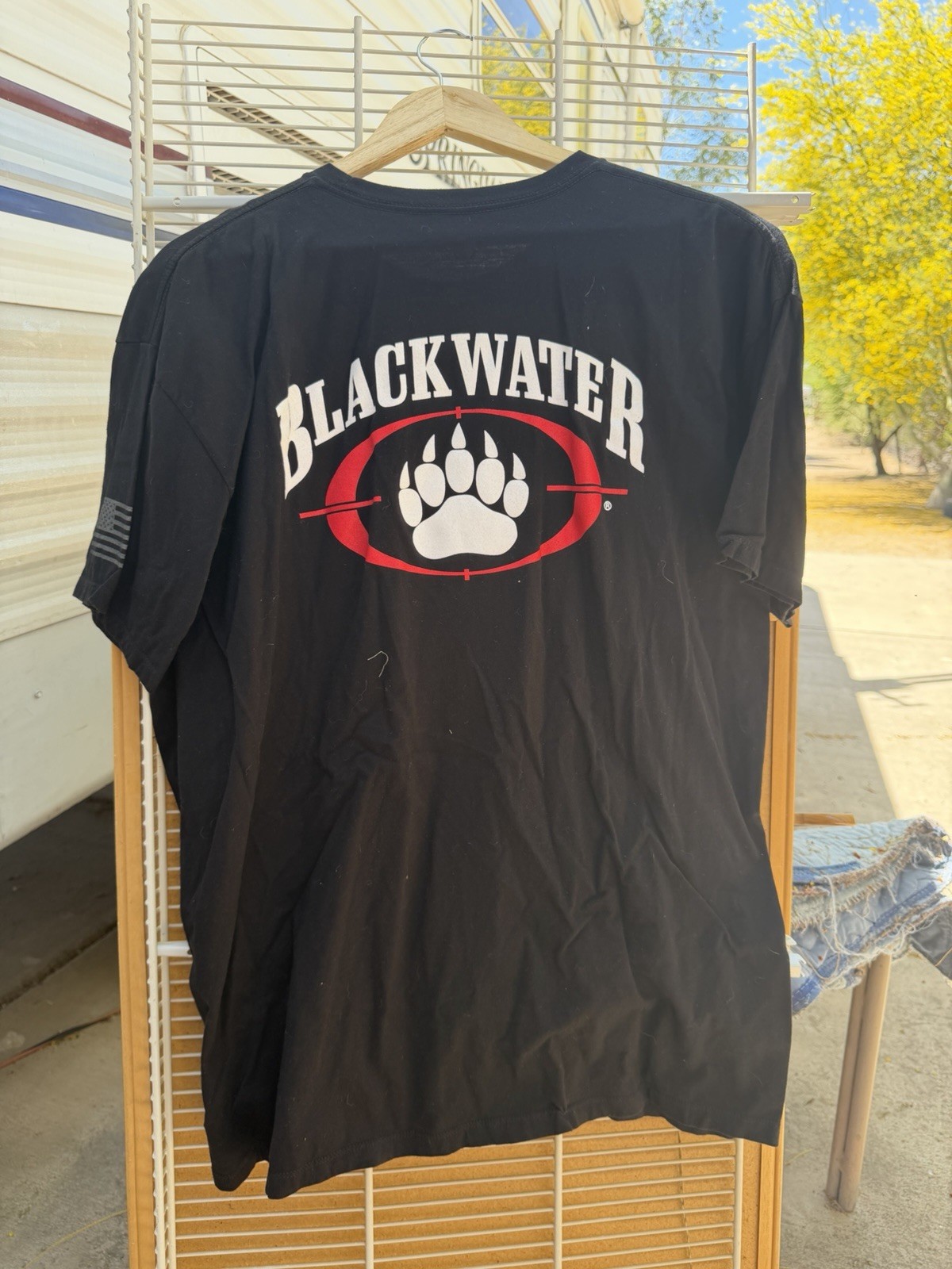 Authentic Collectors Militaria Men's Blackwater Black Cotton T-Shirt 2XL Regular gallery