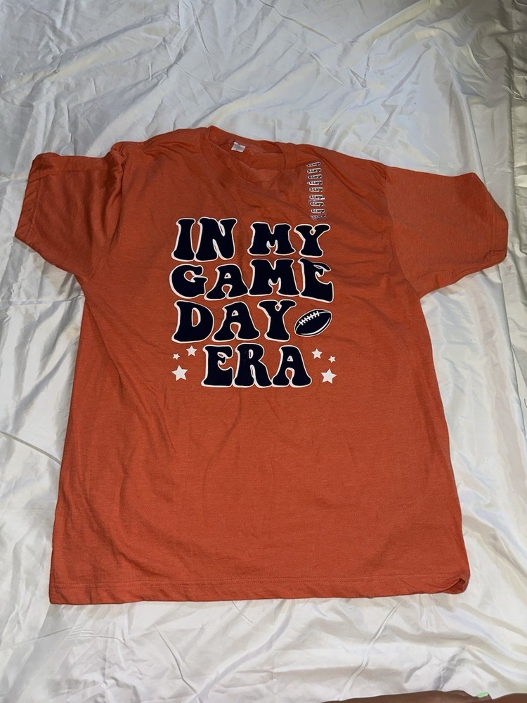 In My Game Day Era Tshirt Extra Large Orange