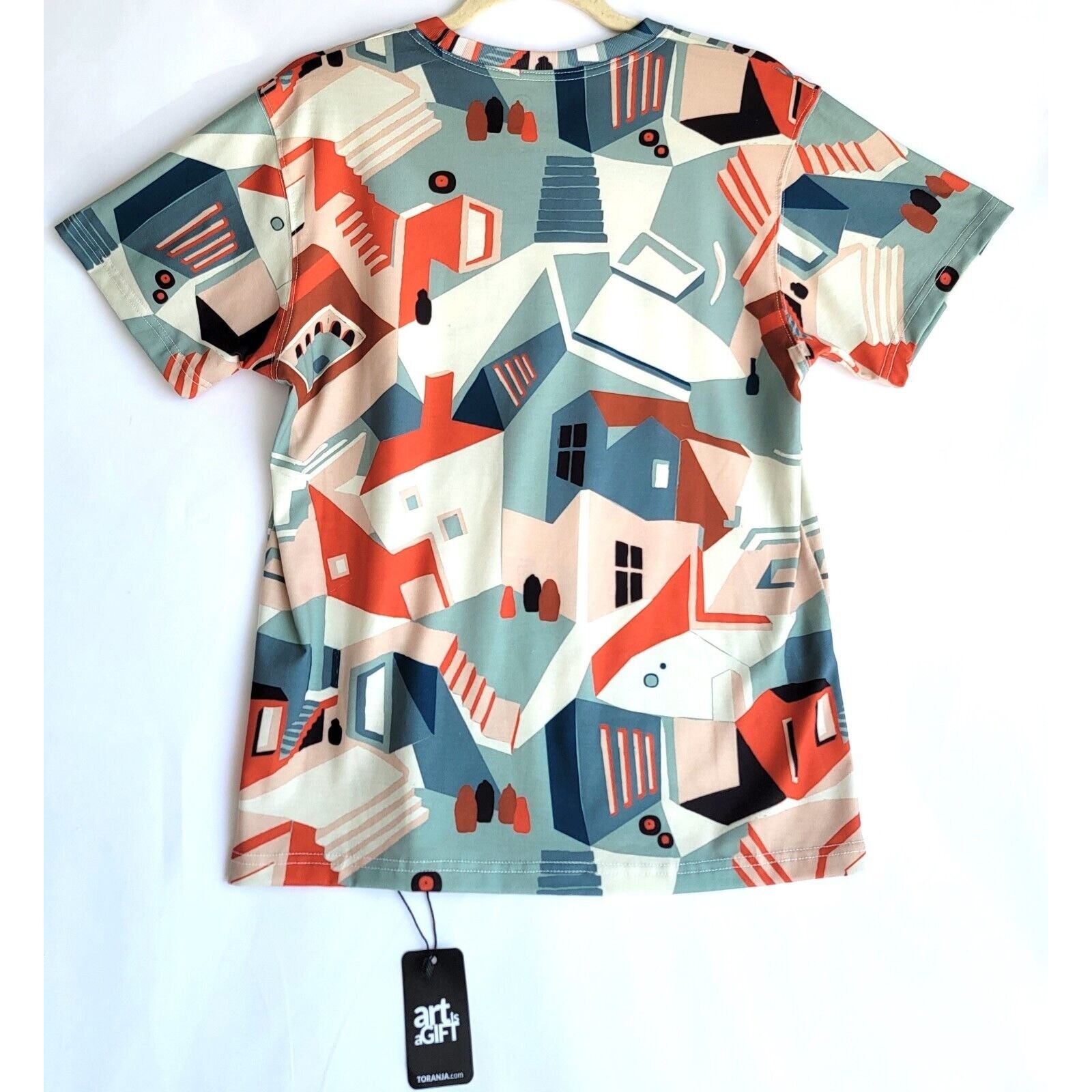 Toranja "Art is a Gift" Geometric House Tee T-Shirt Portugal Men's Medium gallery