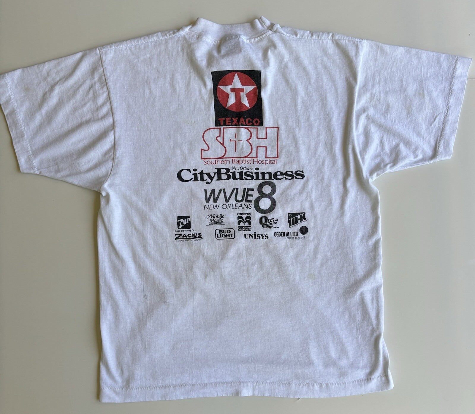 Lot 4 Vintage YMCA New Orleans Corporate Cup T Shirts Single Stitch 80s 90s gallery