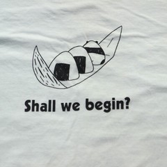 Ojico White T Shirt Tee Panda “Shall We Begin?” Mens Large Japanese Brand オジコ