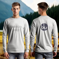Authentic Blur Modern Life Is Rubbish Long Sleeve T-Shirt S-2XL NEW