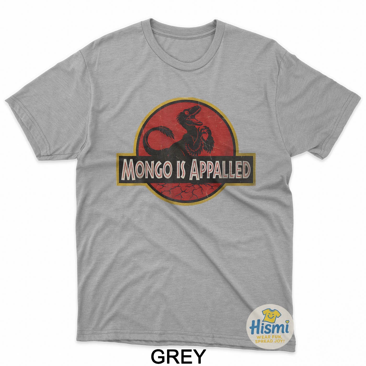 Retro Mongo Is Appalled Vintage Riding Dinosaur T-Shirt gallery