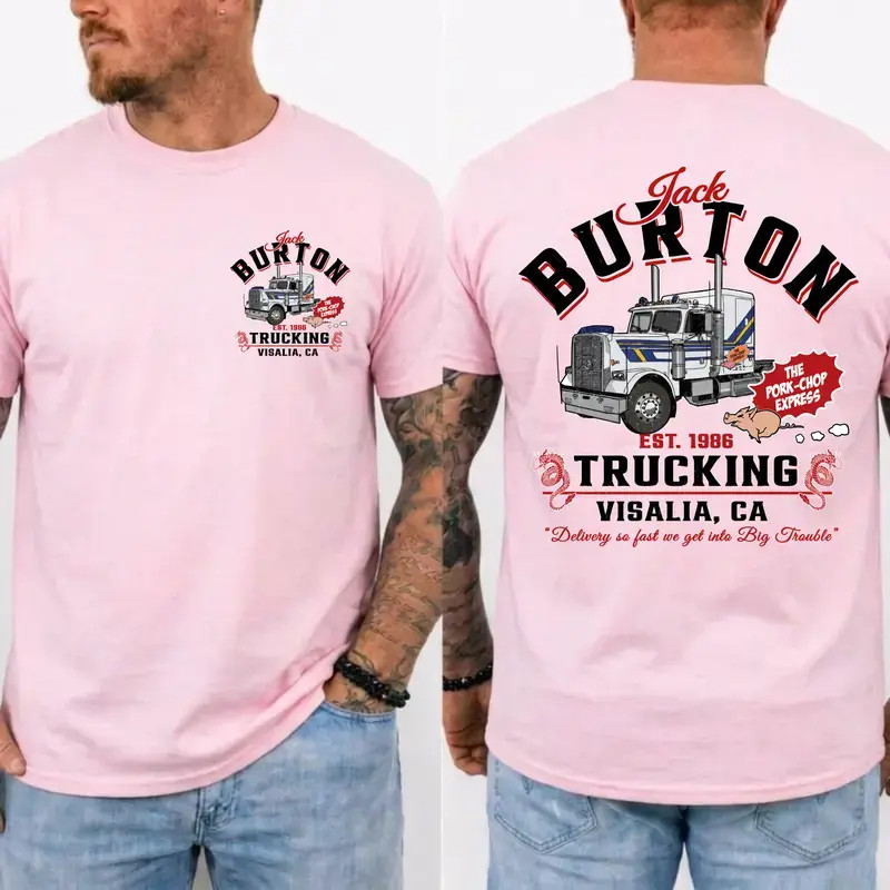 Jack Burton Trucking Shirt Big Trouble in Little China Vintage Graphic Tee gallery