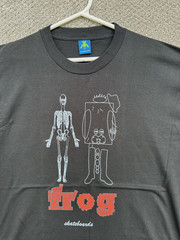 FROG Skateboards Vector Worlds Graphic Mens Tee Size XL Black New Without Tags