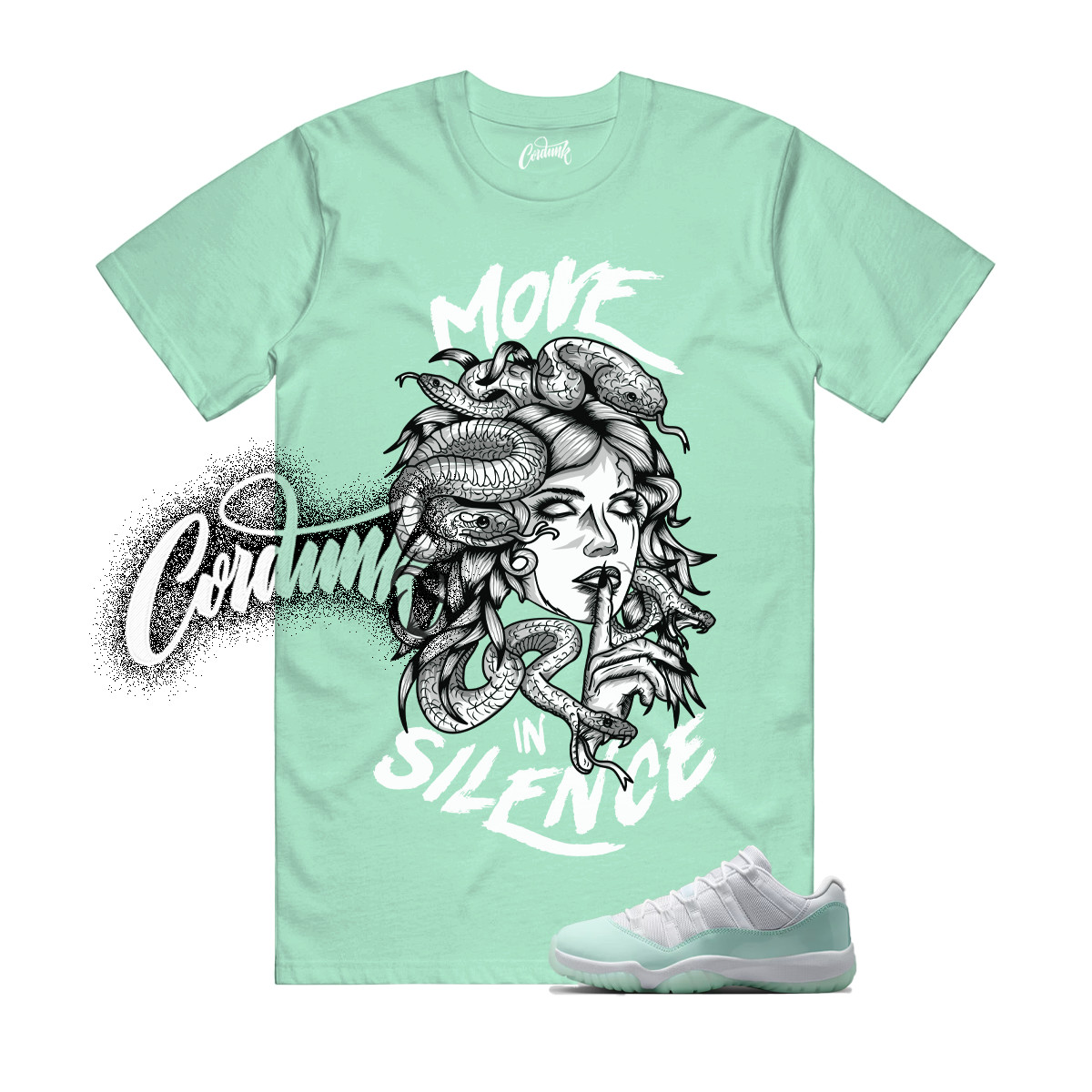 11 Igloo White Mint Green T Shirt Match MIS