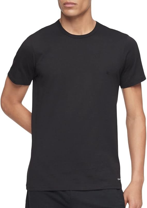 Calvin Klein Men’s Cotton Classics Slim Fit Crew Neck T-Shirts Small New