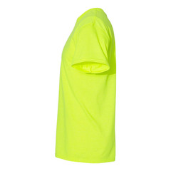 High Visibility Safety T-Shirts Heavy Cotton Hi Vis T-Shirt for Comfort S-5 PACK