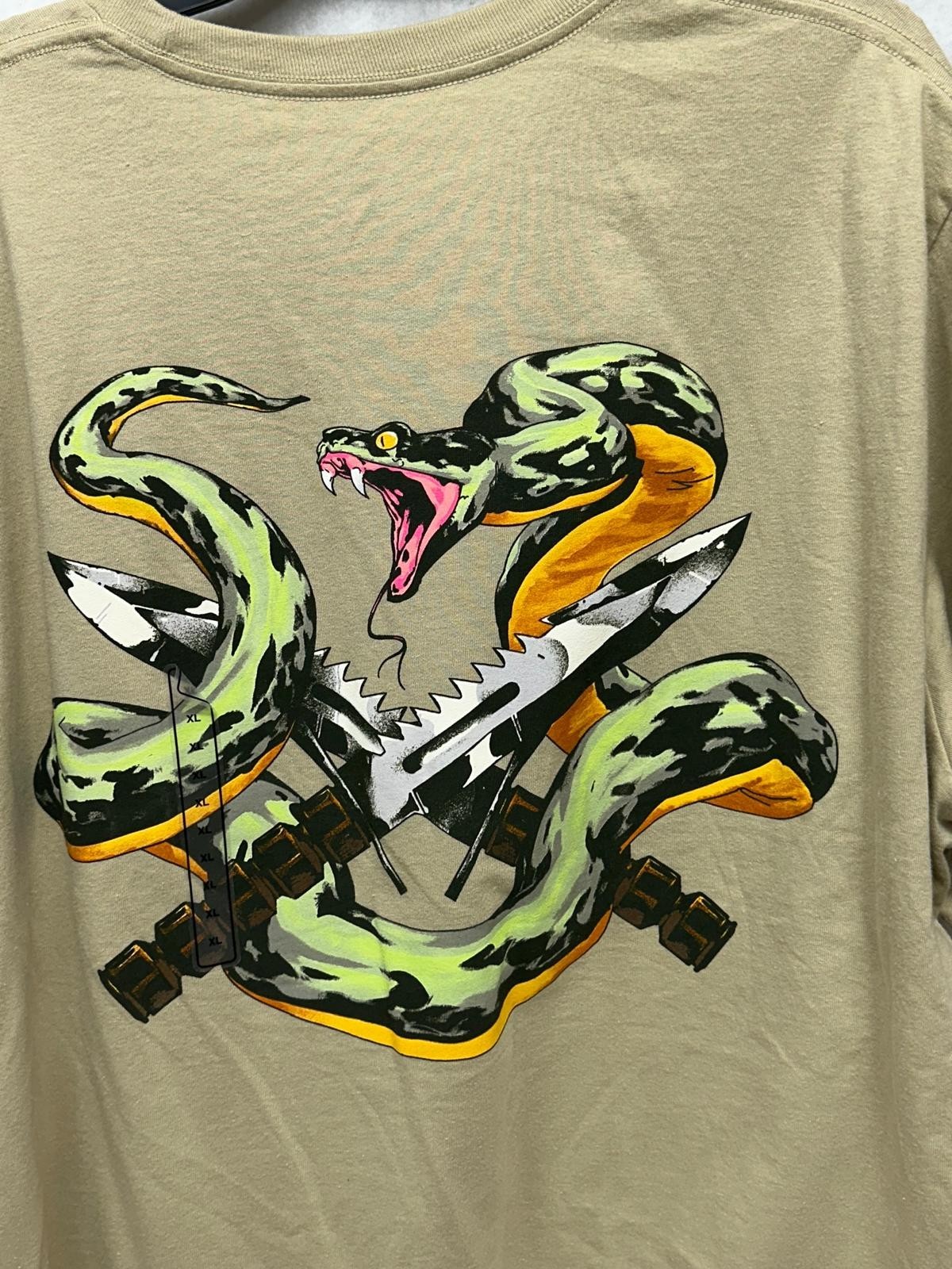 Under Armour Freedom Snake Knife Tee Shirt Mens XL Desert Sand Tactical Graphic gallery