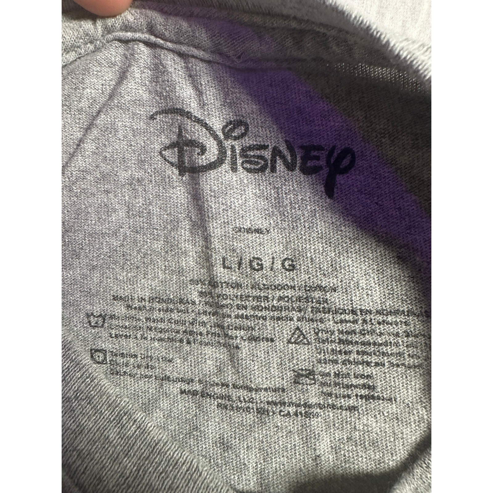 Disney Lilo & Stitch Aliens Exist Shirt Mad Engine Gray Large Stitch Face gallery