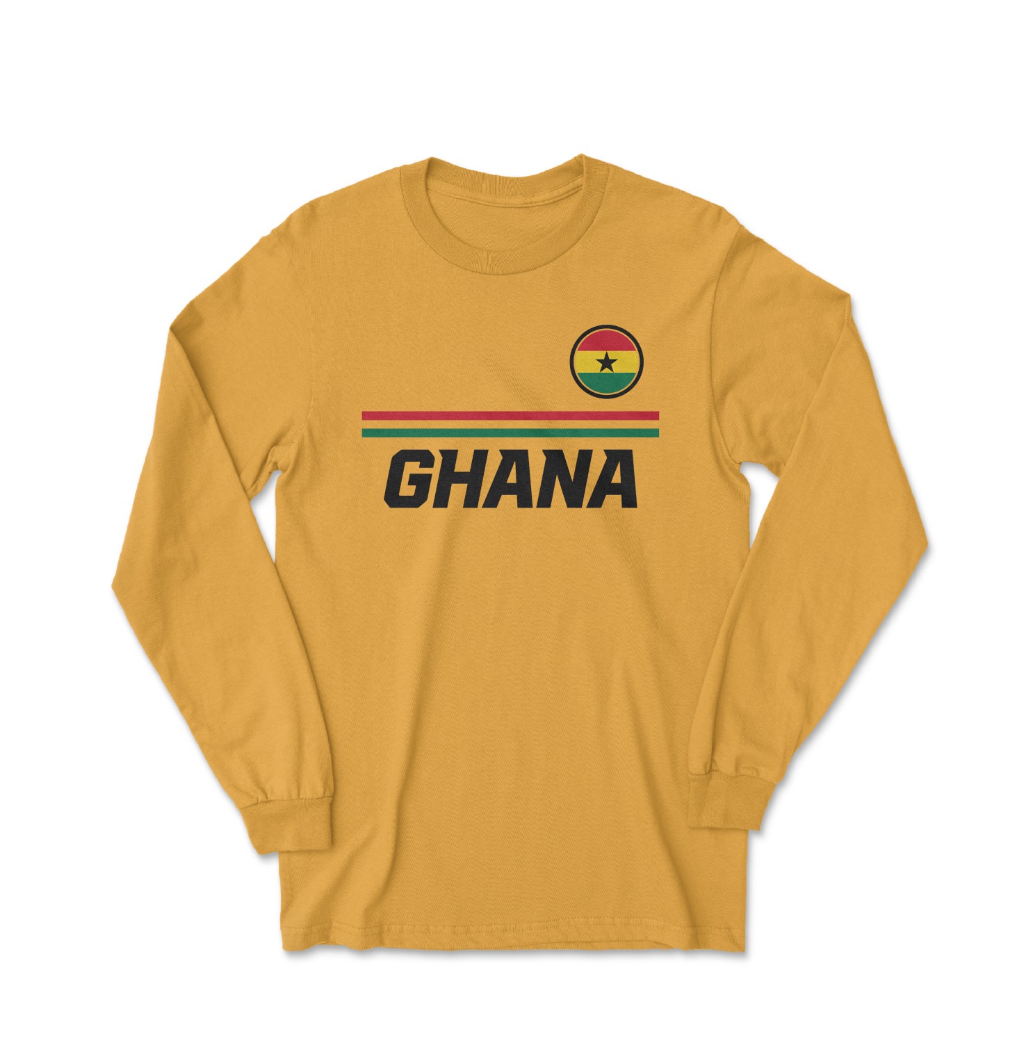 Ghana Soccer Fans Salisu 4 Jersey Style 2-Sided Long Sleeve T-Shirt gallery