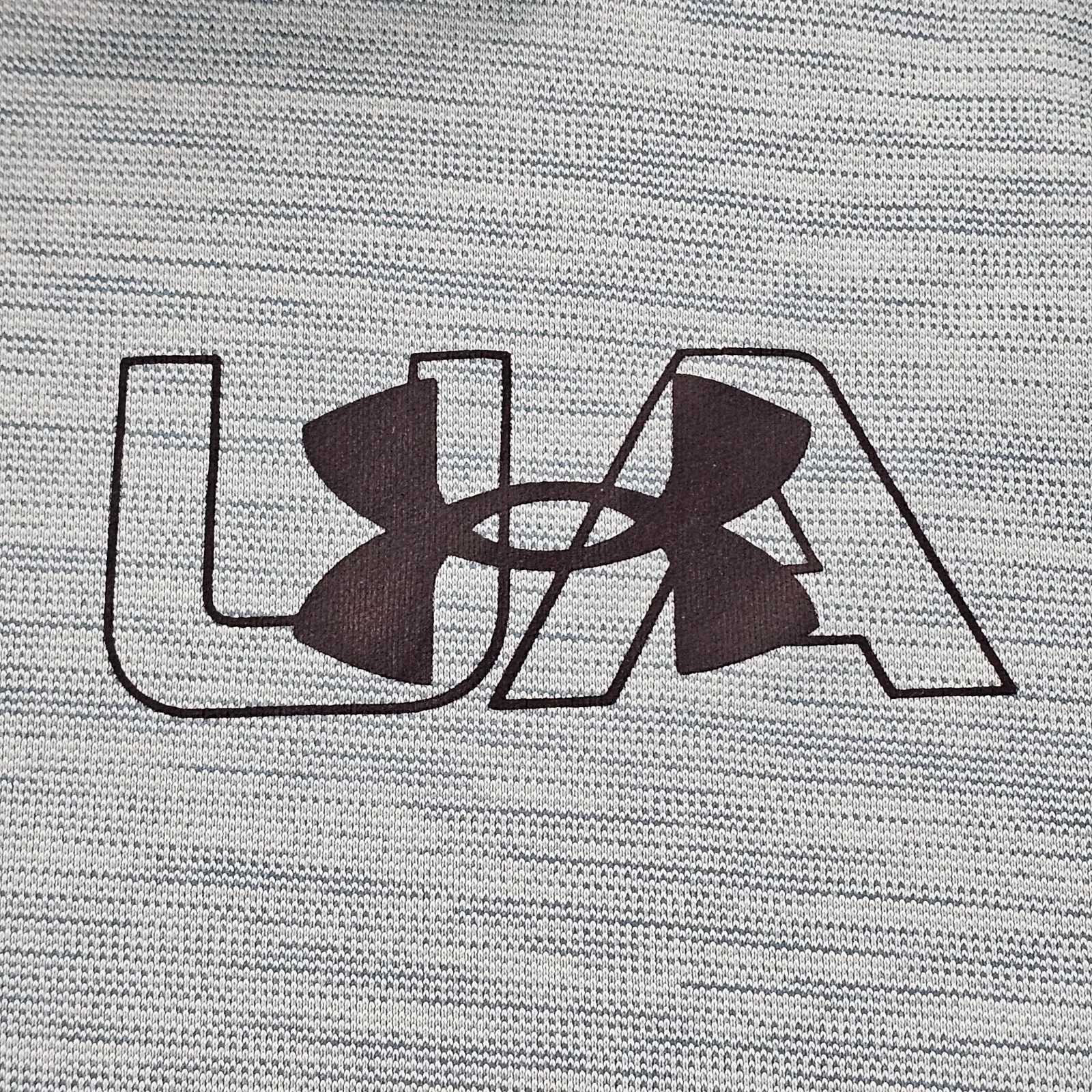 Under Armour Loose Green Long Sleeve 1/4 Zip Collared Performance T-Shirt Mens L gallery